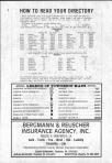 Index and Legend, Bremer County 1982 Published by Directory Service Company